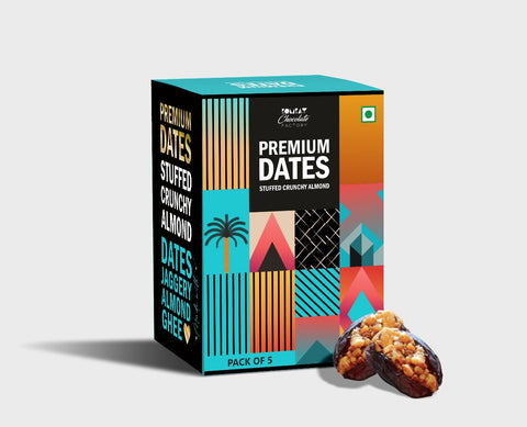 Almond Crunchy Dates - 100 Gm